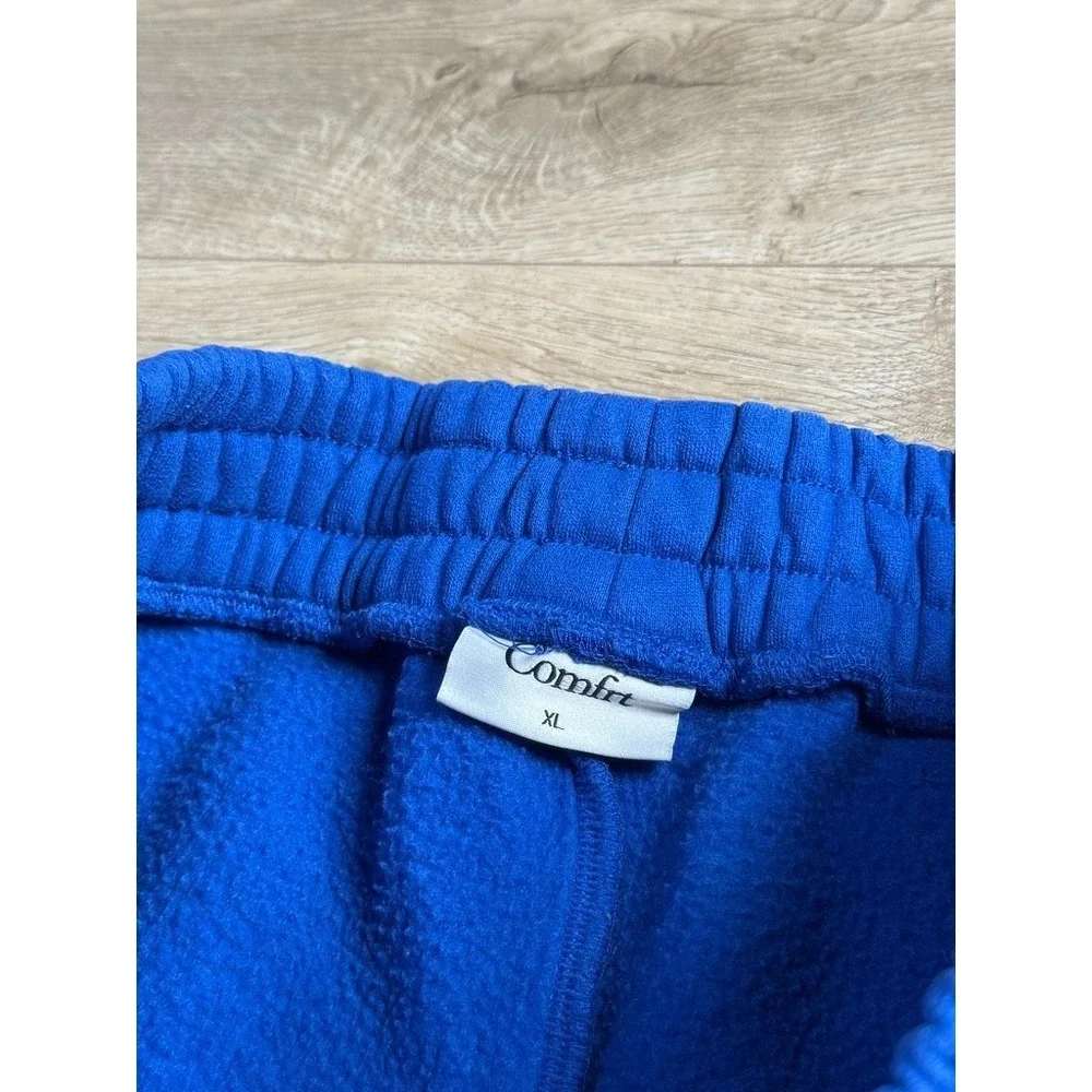 EUC Unisex Women Men Comft limited edition cobalt blue cloud sweatpants size XL